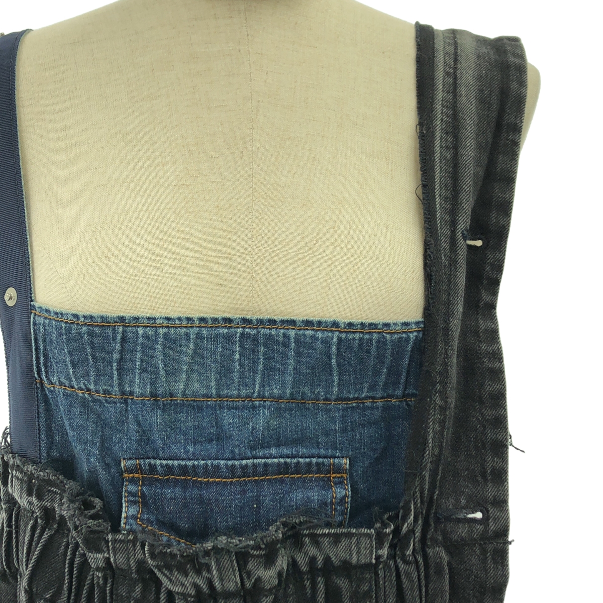 ドッキング デニム キャミソールワンピース | ブランド古着の買取