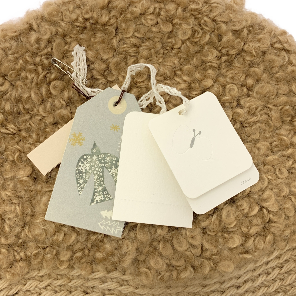 mina perhonen / ミナペルホネン × hitomi shinoyama / シノヤマヒトミ アルパカ ニット ベレー