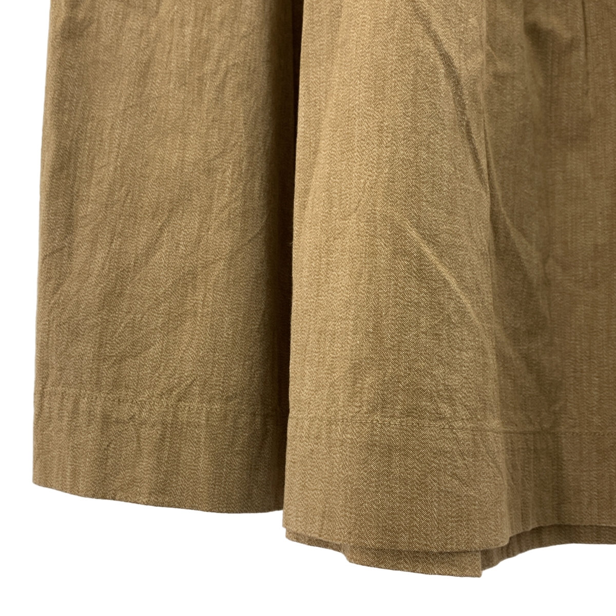 45r / フォーティファイブアール 撚り杢ミリタリー平織りスカートスカート