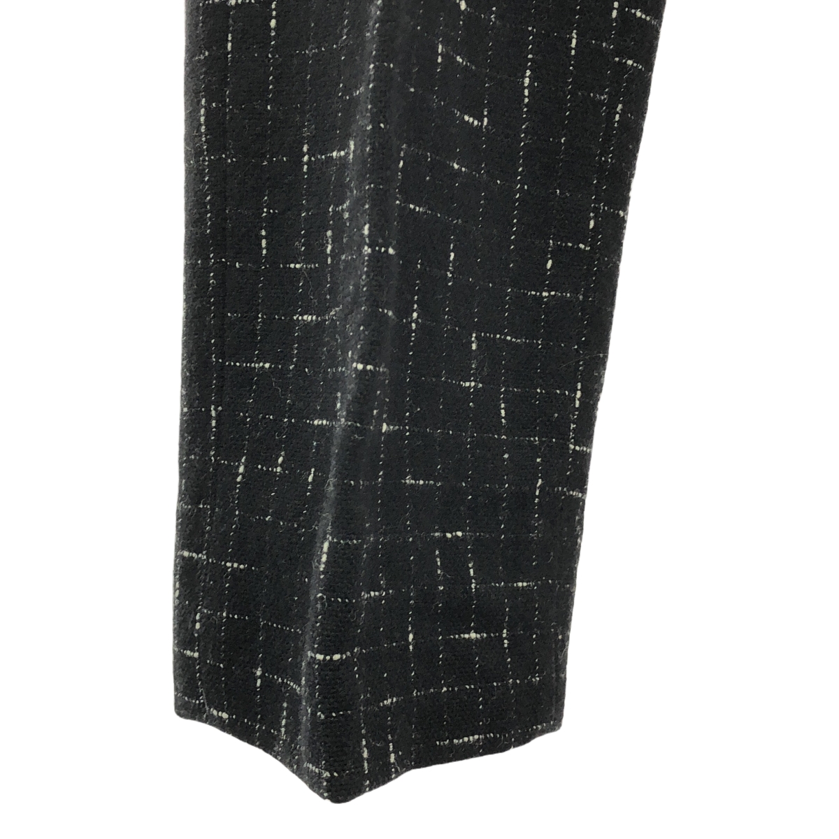 LAD MUSICIAN / ラッドミュージシャン サイドアジャスター チェック ウール パンツ