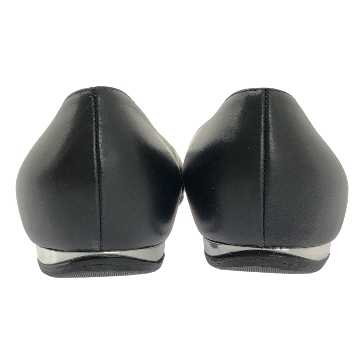 BALDAN / バルダン レザー ポインテッドトゥ フラットシューズ