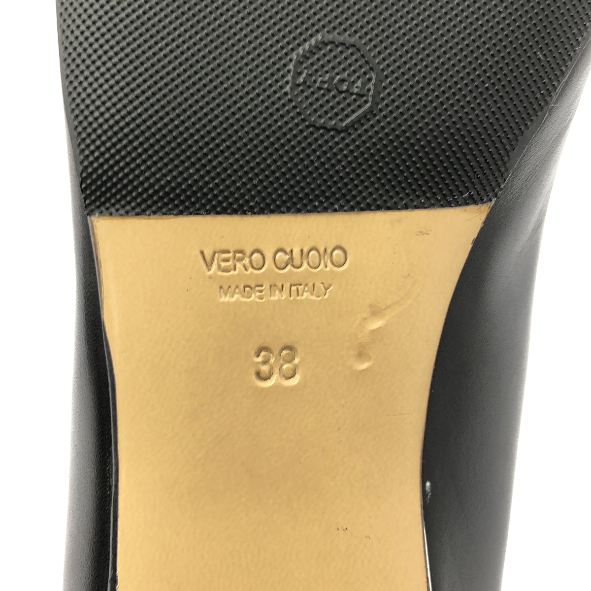 BALDAN / バルダン レザー ポインテッドトゥ フラットシューズ