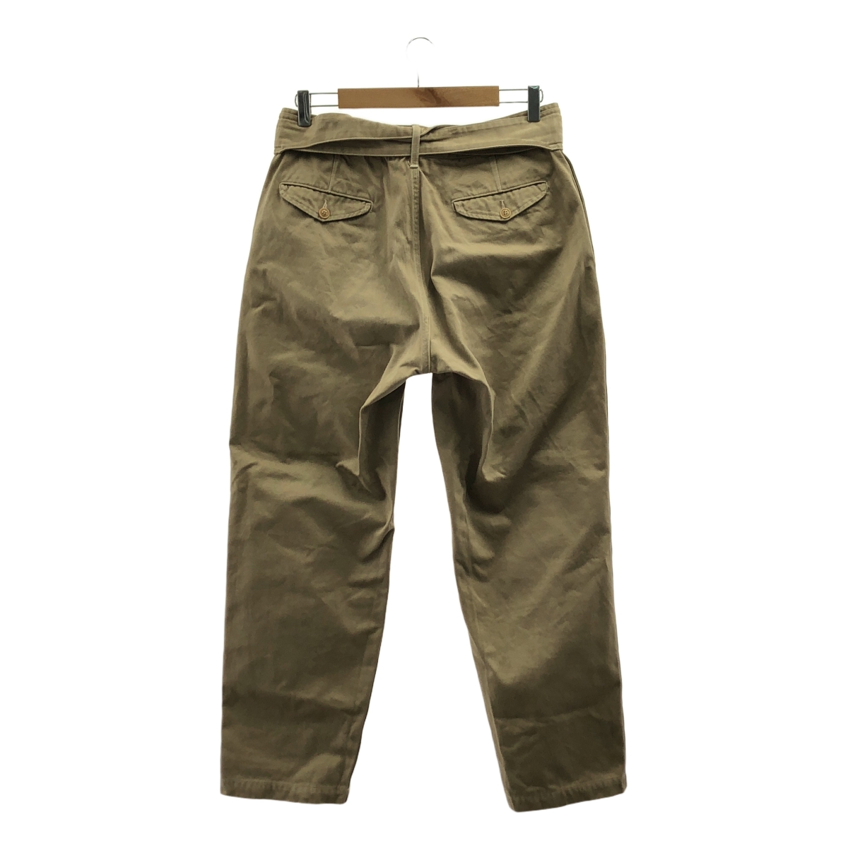 COMOLI / コモリ ベルテッドチノパンツ