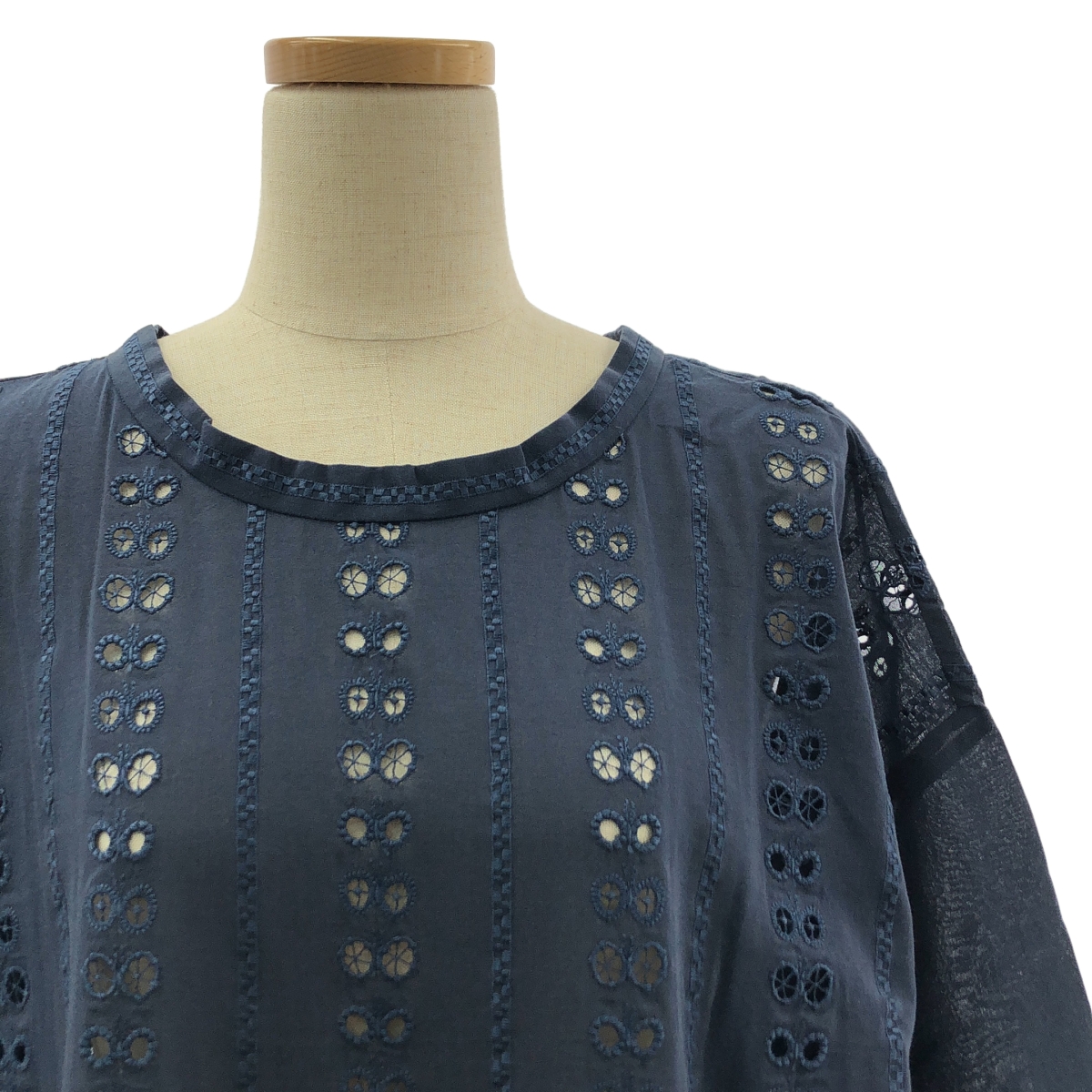 mina perhonen / ミナペルホネン chiyo 刺しゅうリボン ワンピース