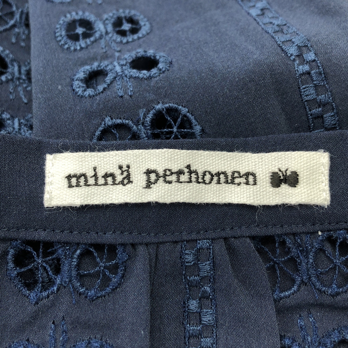 mina perhonen / ミナペルホネン chiyo 刺しゅうリボン ワンピース