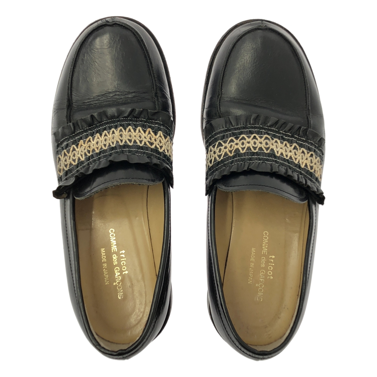 tricot COMME des GARCONS / トリココムデギャルソン フリルバンド ローファー