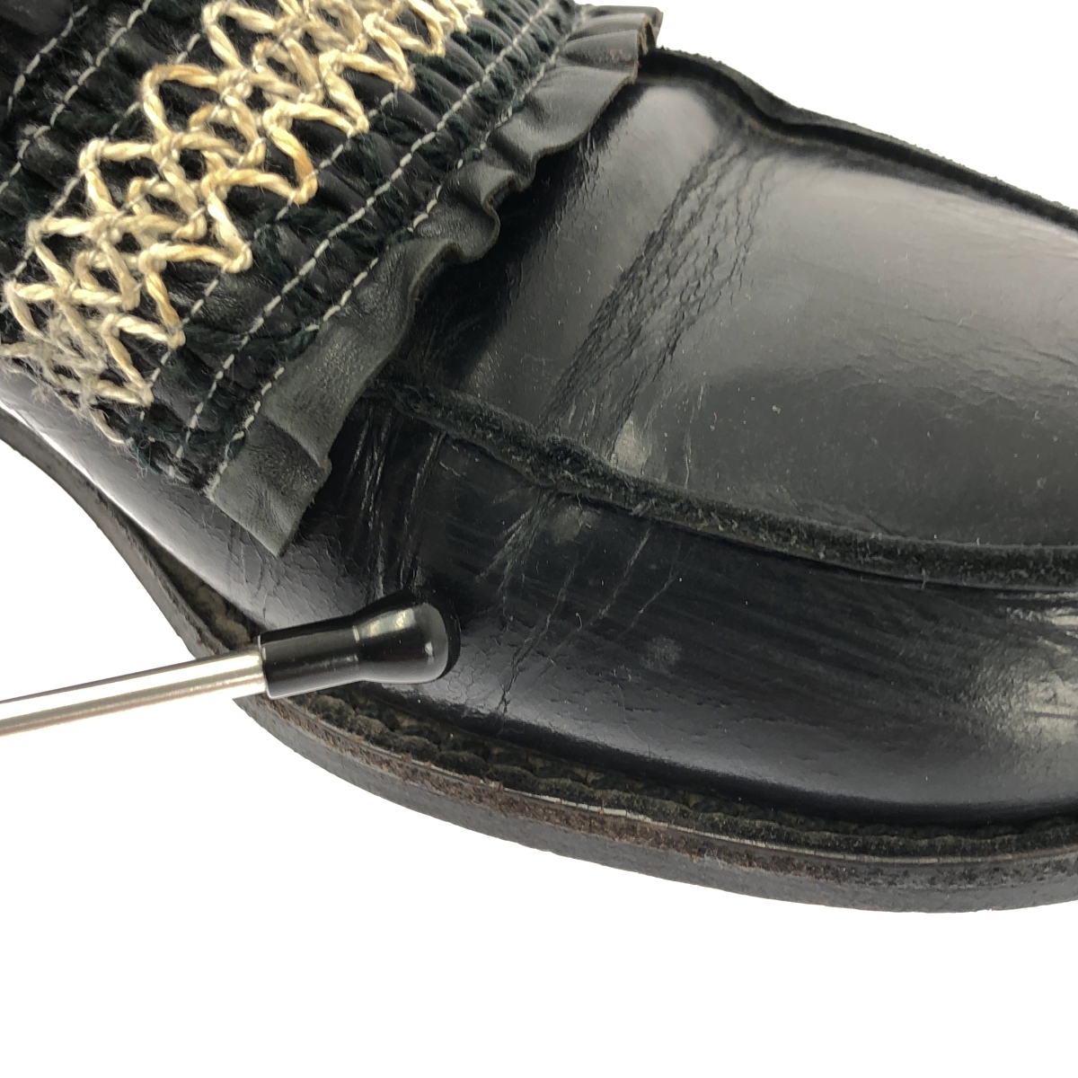 tricot COMME des GARCONS / トリココムデギャルソン フリルバンド ローファー