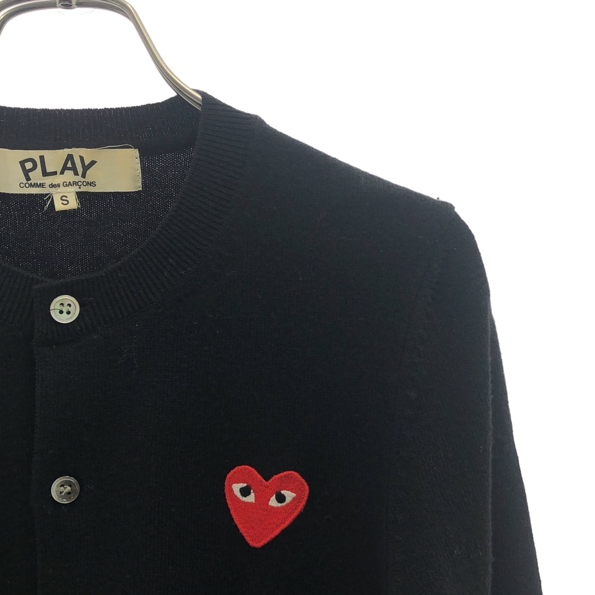 PLAY COMME des GARCONS / プレイコムデギャルソン ハートワッペン ニット カーディガン