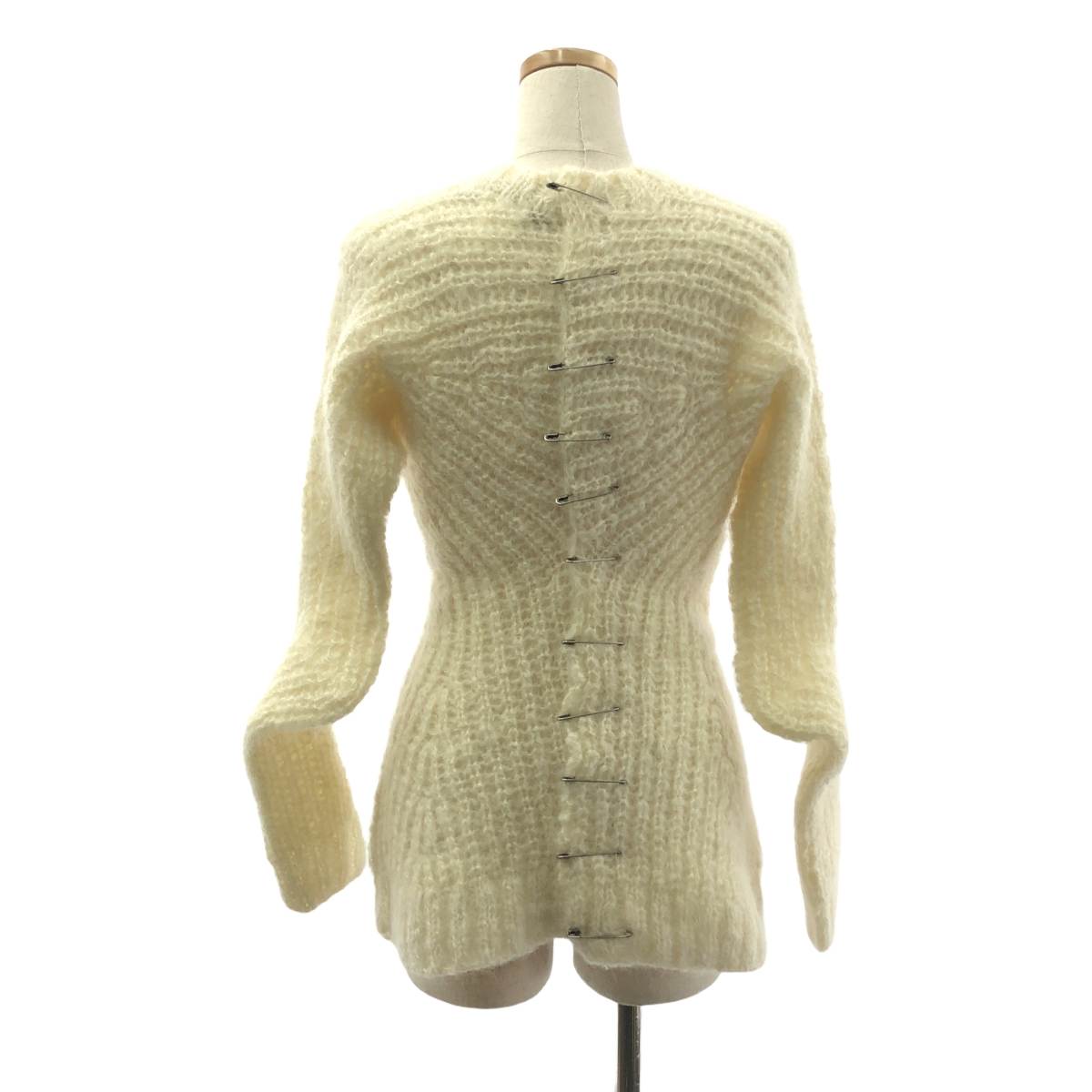 JUNYA WATANABE COMME des GARCONS / ジュンヤワタナベ 90s ウール 安全ピン 変形ニット プルオーバー