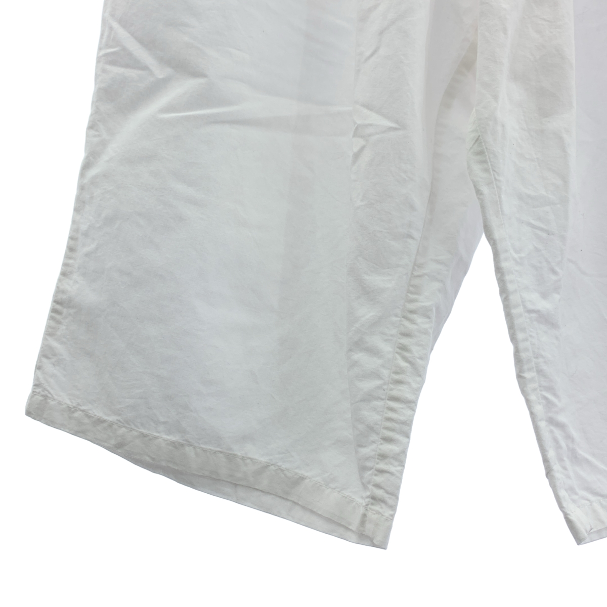 R&D.M.Co / オールドマンズテーラー コットン ラミー 2タック ワイド イージーパンツ