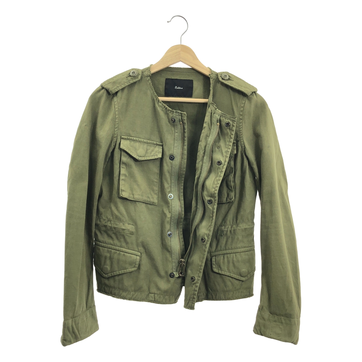 Edition / エディション トゥモローランド ノーカラー ミリタリー ジャケット