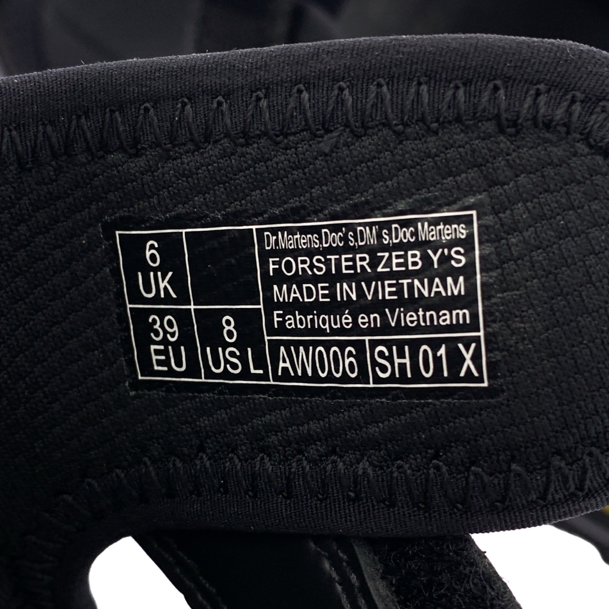 Y's / ワイズヨウジヤマモト × Dr.Martens ドクターマーチンコラボ FORSTER ZEB Y'S ストラップ シャークソール サンダル