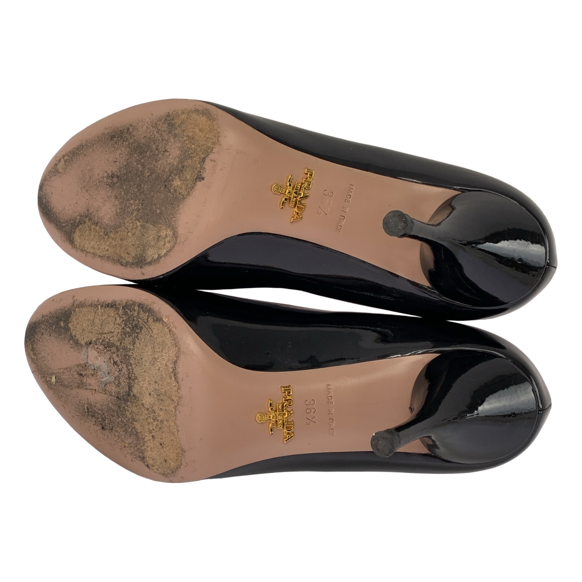 PRADA / プラダ エナメルレザー ヒールパンプス