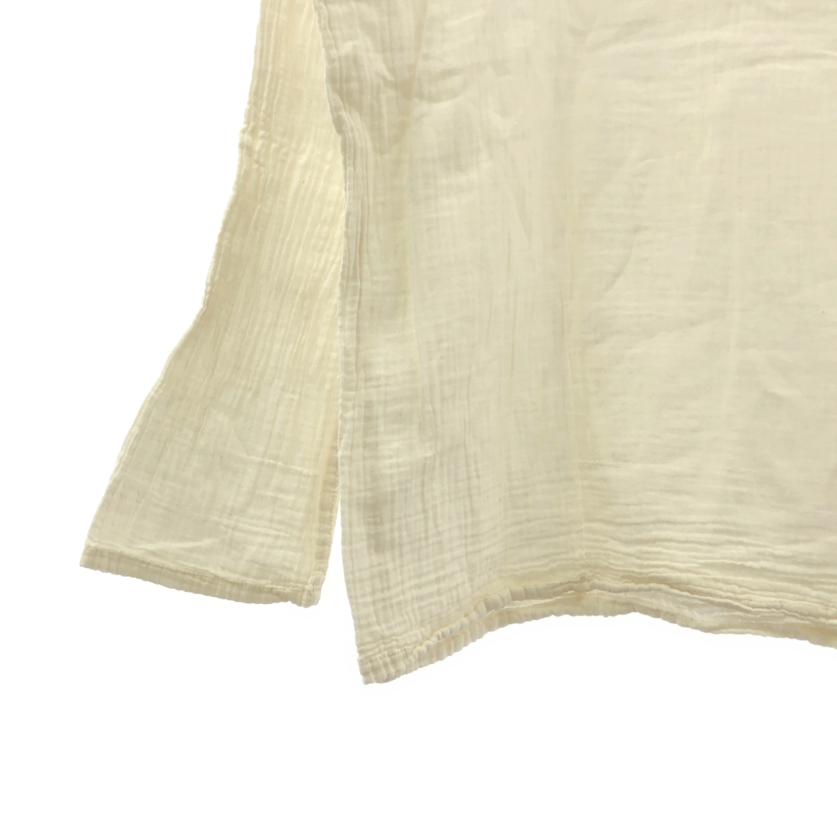 Paul Harnden / ポールハーデン cotton shirt / ワッシャー ヘンリーネック シャツ