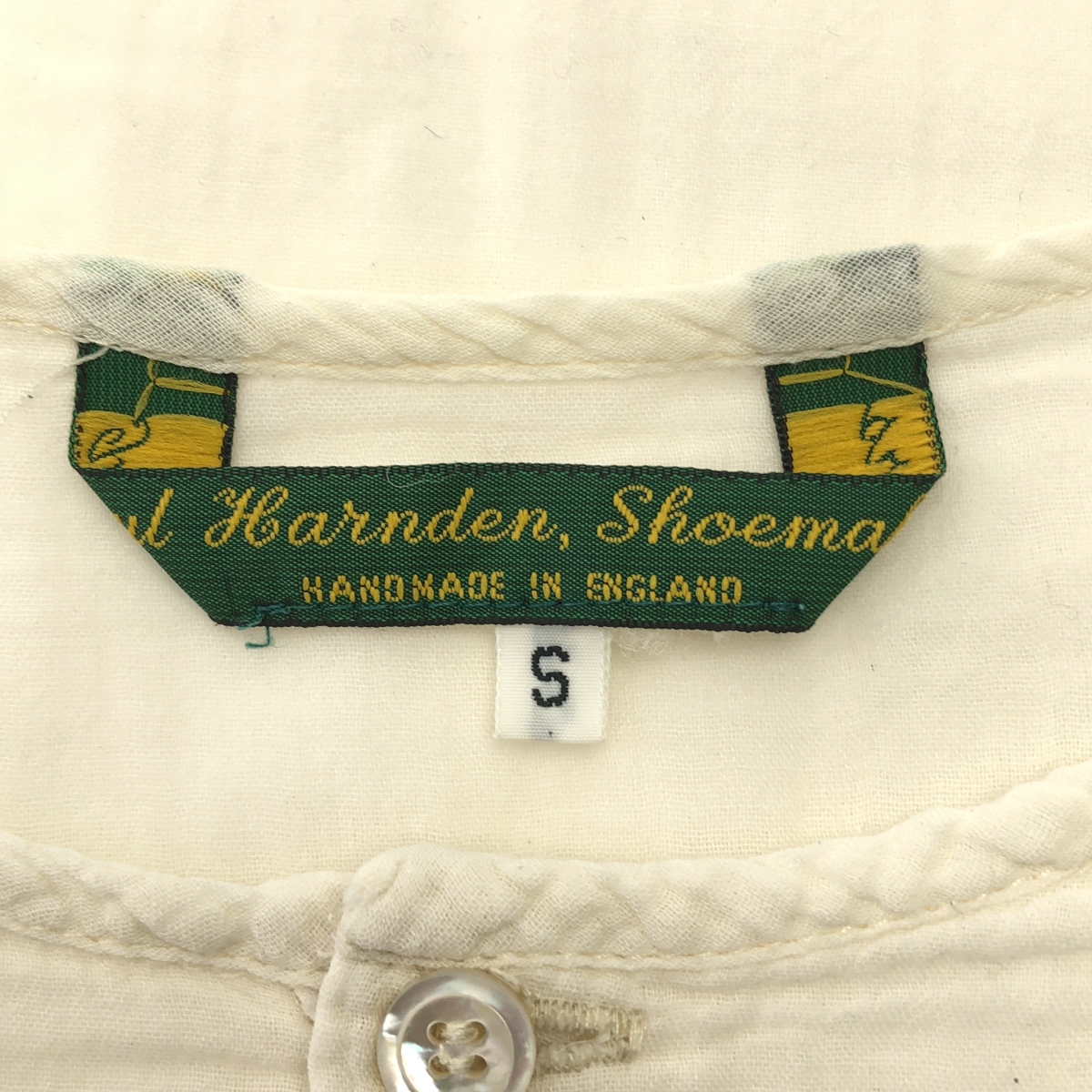 Paul Harnden / ポールハーデン cotton shirt / ワッシャー ヘンリーネック シャツ