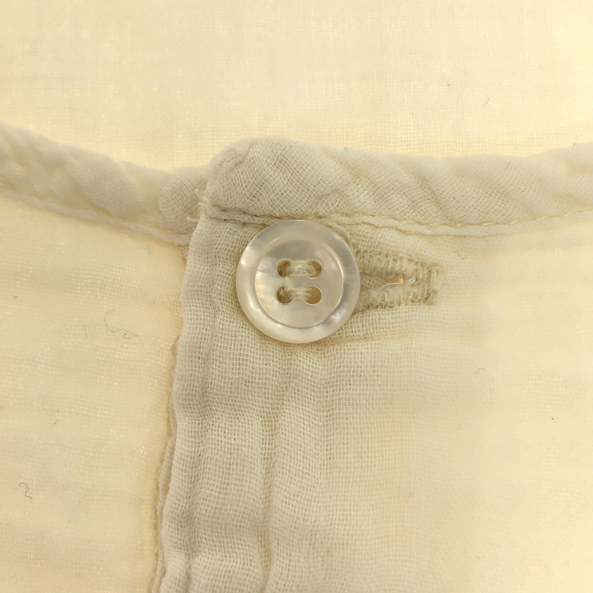 Paul Harnden / ポールハーデン cotton shirt / ワッシャー ヘンリーネック シャツ