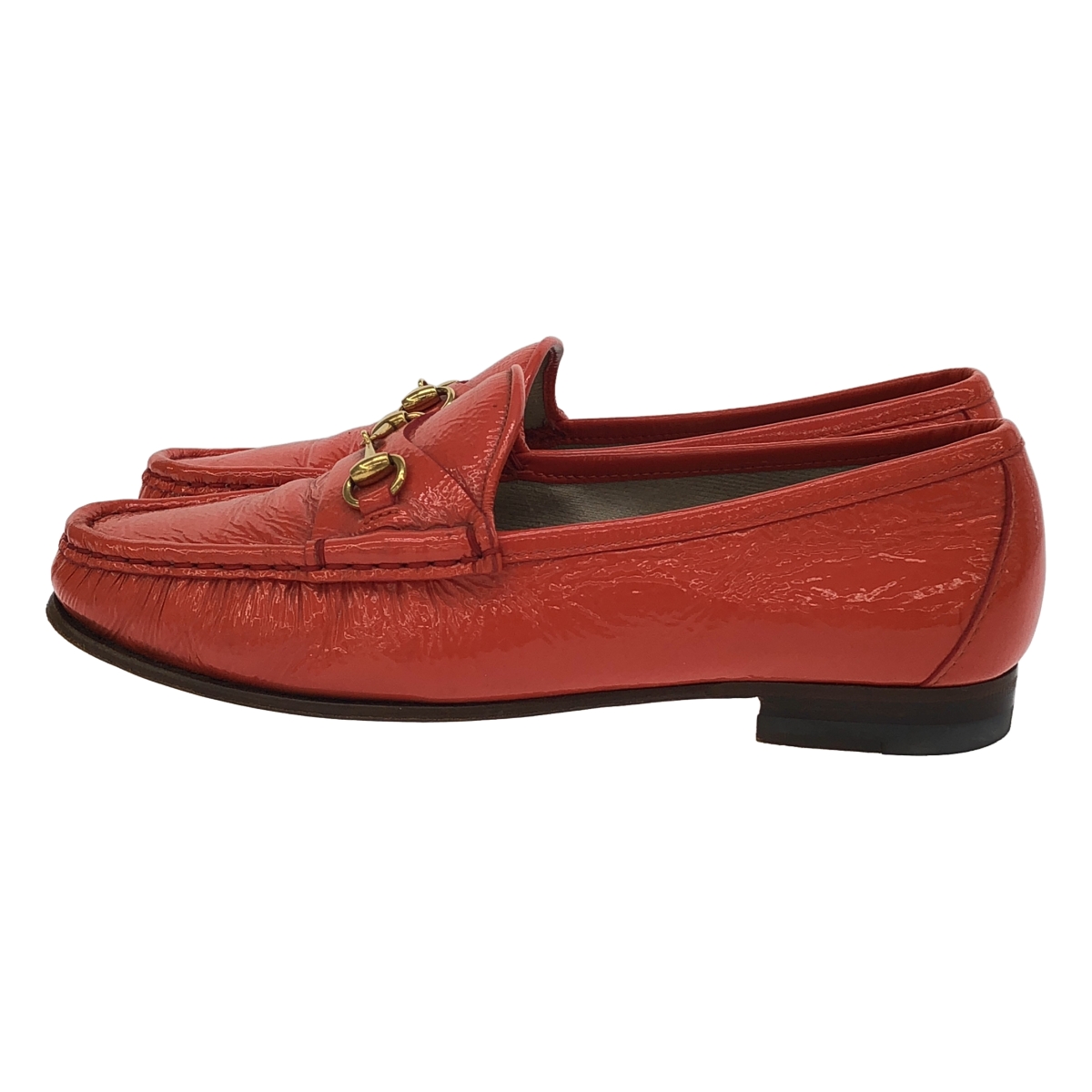 GUCCI / グッチ パテントレザー ホースビット ローファ