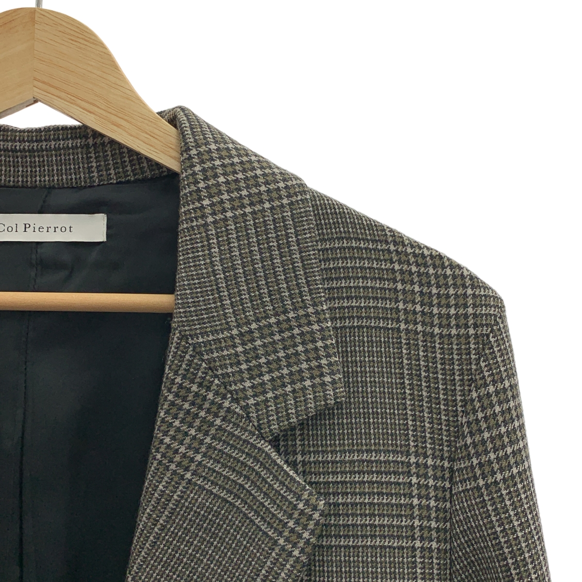 Col Pierrot / コルピエロ Deuxieme Classe / セットアップ / Check Jacket 1B ジャケット 総裏地 / 裾ジップ スラックス パンツ 裏地付き