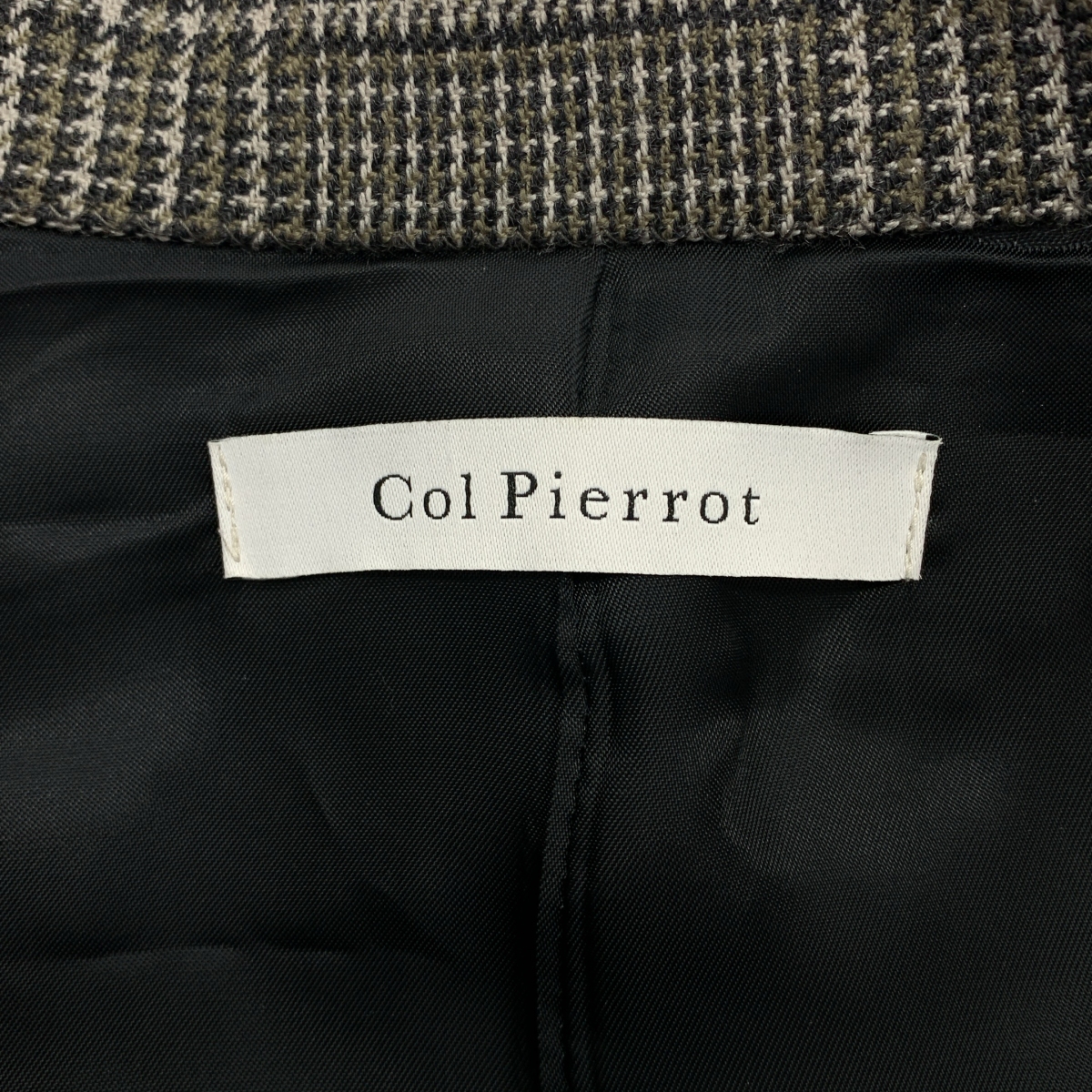 Col Pierrot / コルピエロ Deuxieme Classe / セットアップ / Check Jacket 1B ジャケット 総裏地 / 裾ジップ スラックス パンツ 裏地付き