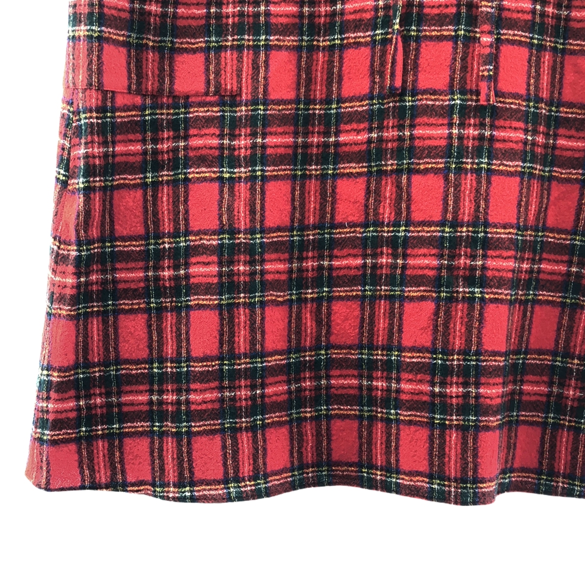 R&D.M.Co / オールドマンズテーラー WOOL TARTAN CHECK STRING SKIRT ウールタータンチェック ストリングスカート