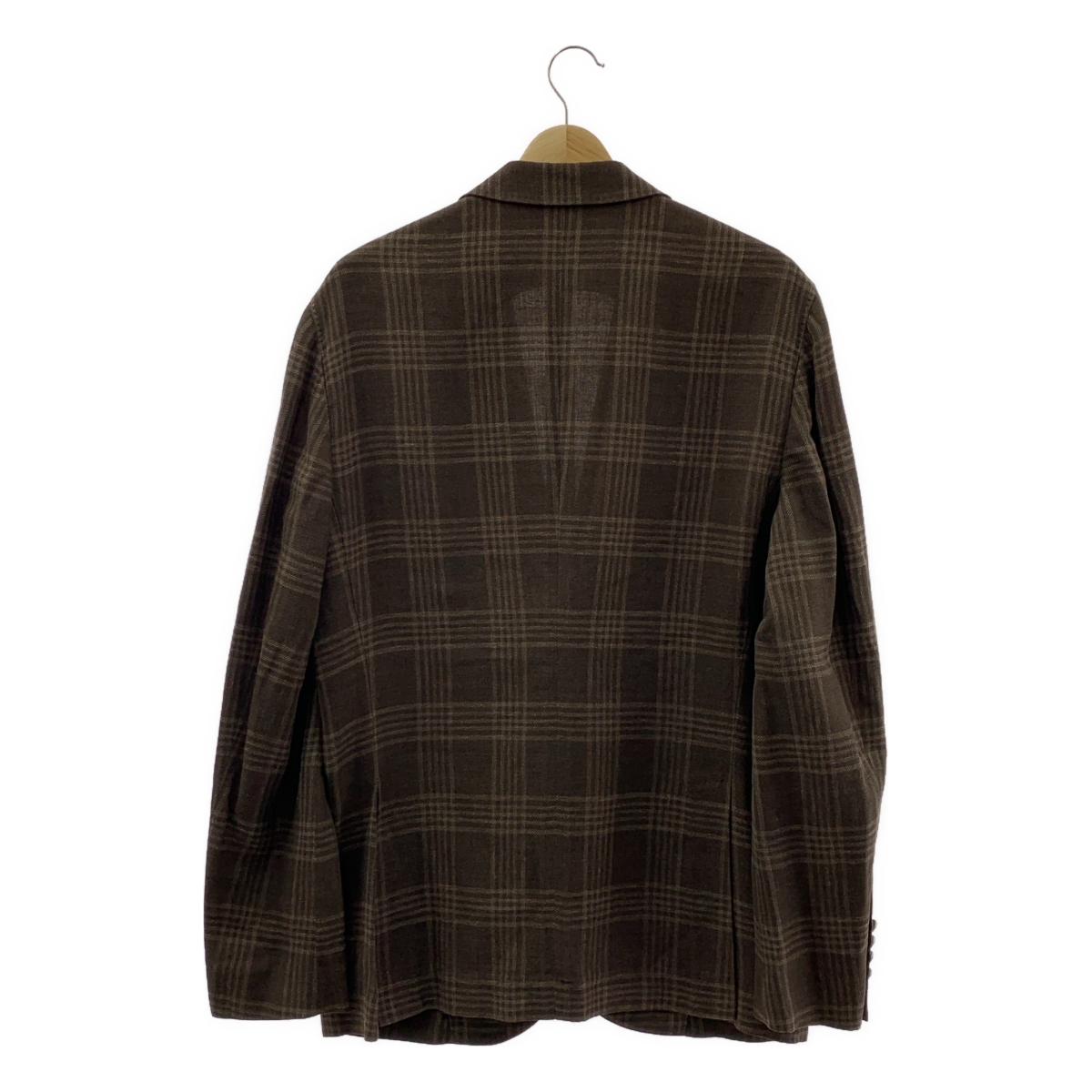 BRUNELLO CUCINELLI / ブルネロクチネリ チェック シングルブレスト テーラードジャケット