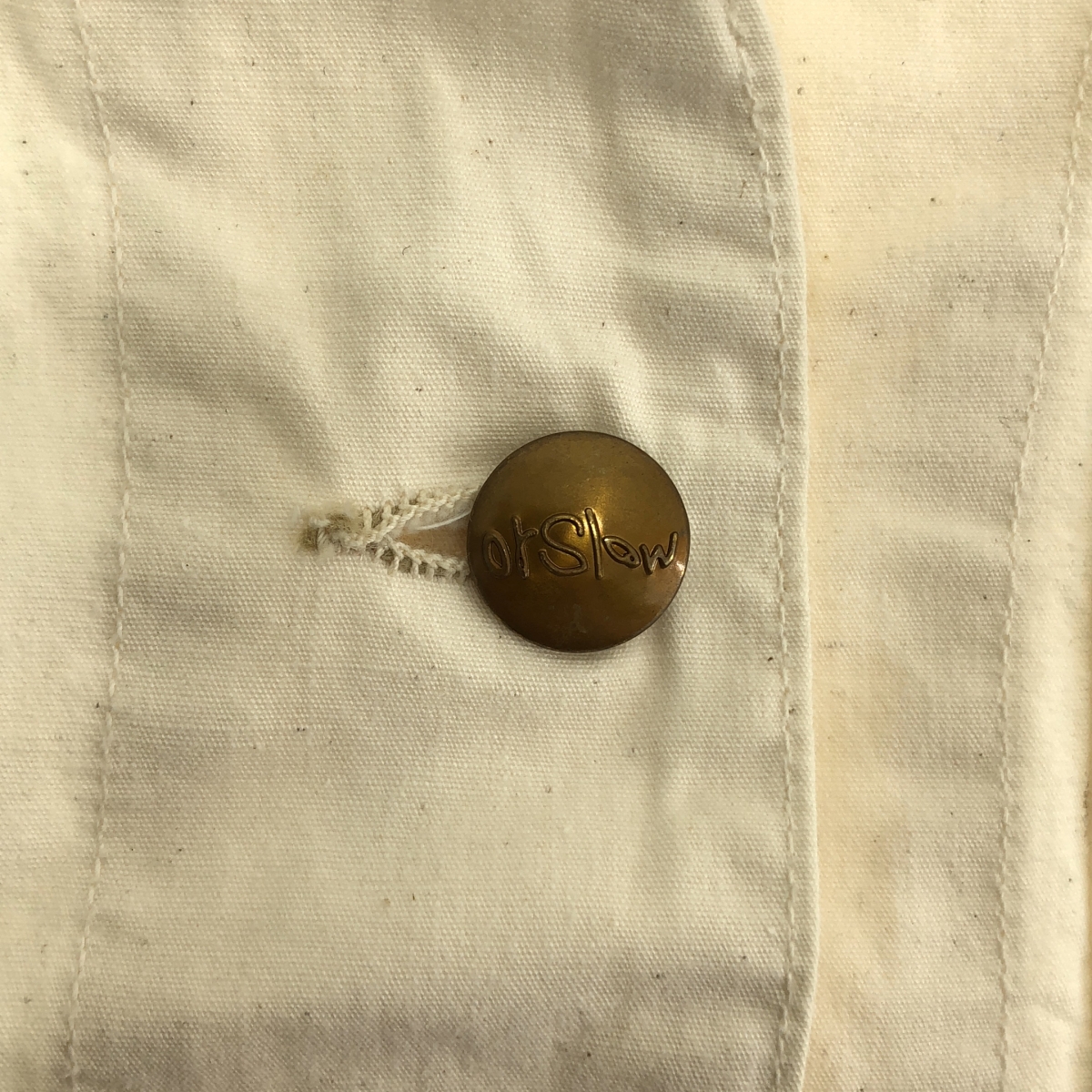 orslow / オアスロウ ノーカラー カバーオール ワークジャケット