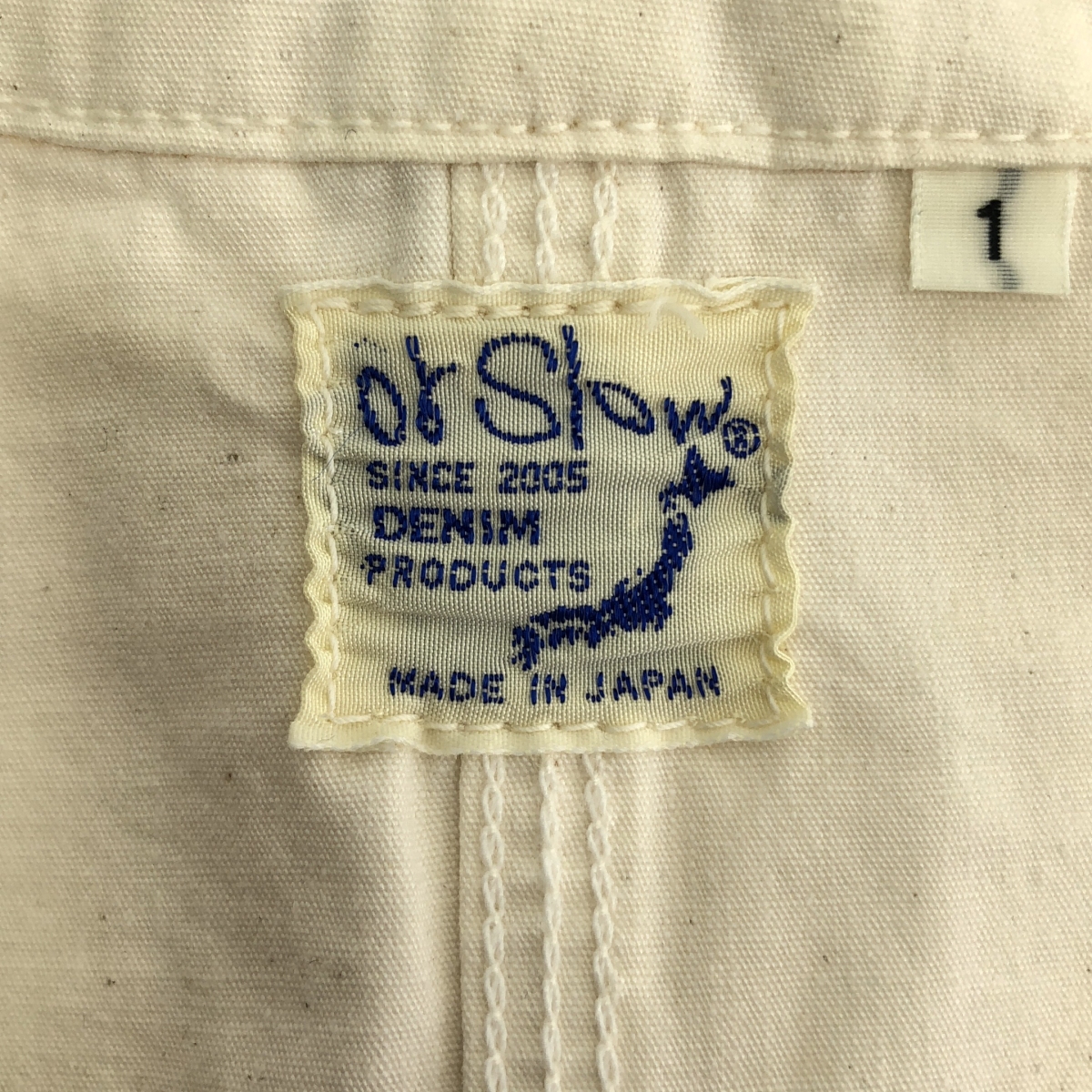 orslow / オアスロウ ノーカラー カバーオール ワークジャケット