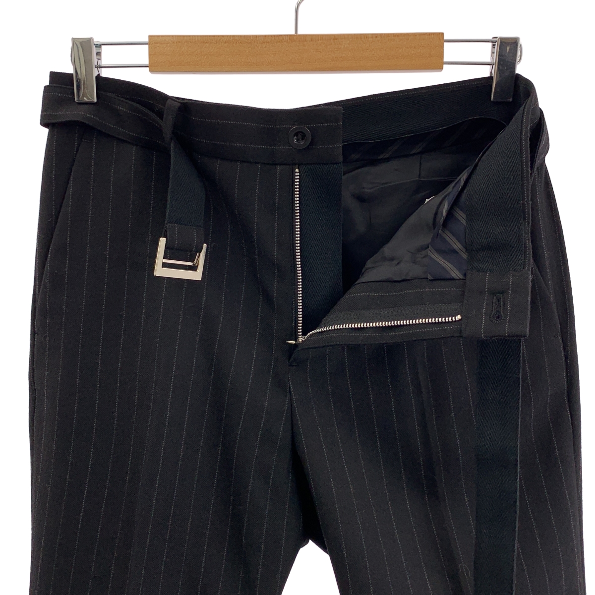 sacai / サカイ Chalk Stripe pants ウール ストライプ フレア パンツ