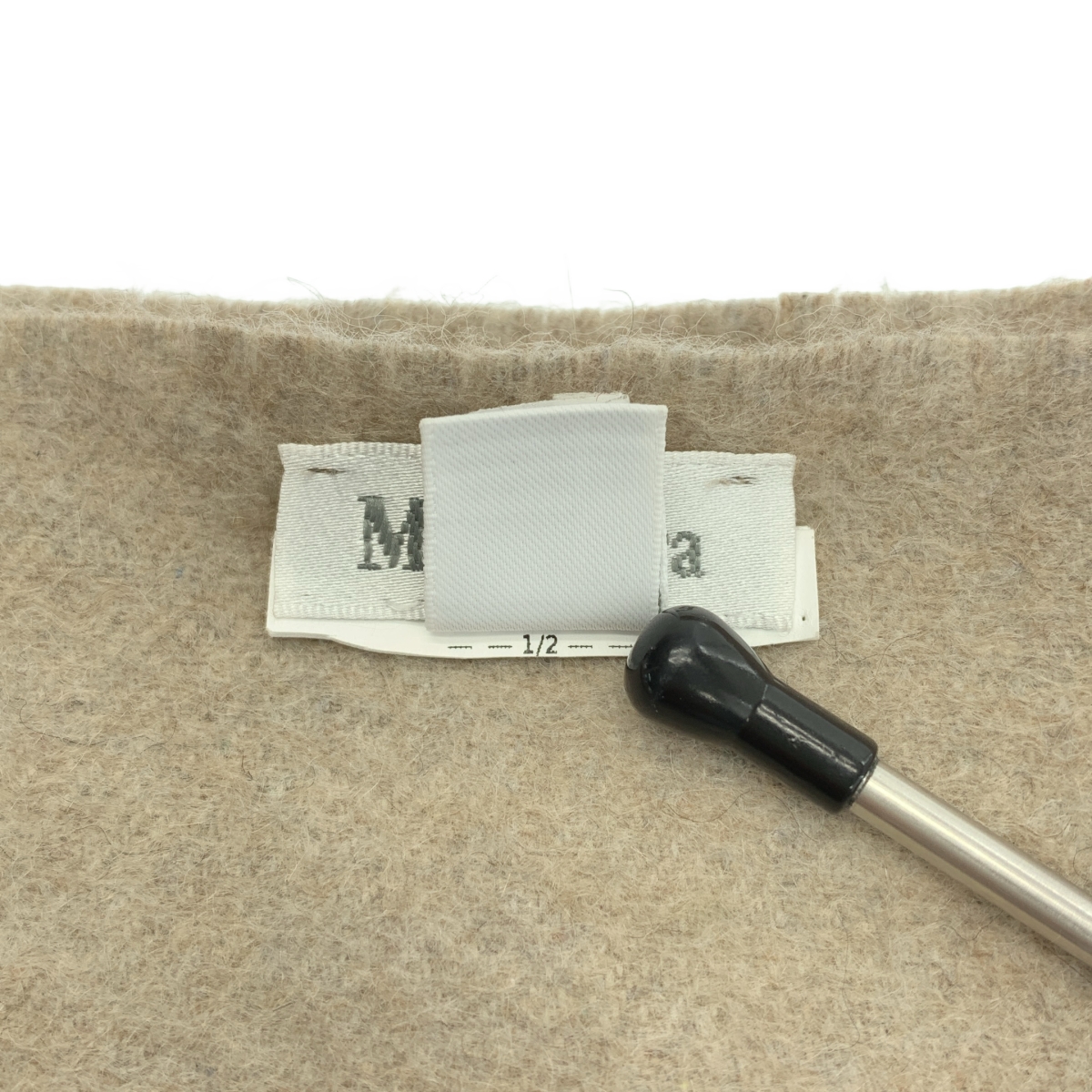 Max Mara / マックスマーラ ロゴ フリンジ ロング ストール マフラー