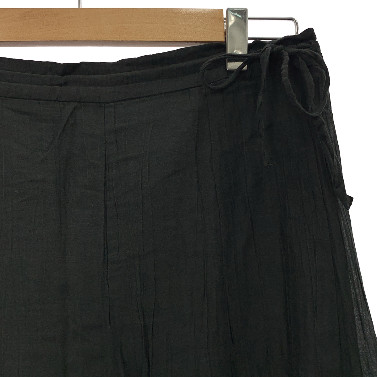 HOUSE OF LOTUS / ハウスオブロータス コットン シルク シワ加工 ワイドパンツ