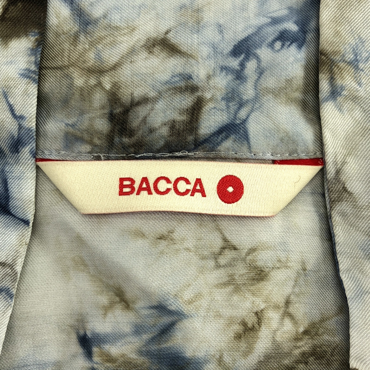 その他 キュプラ シルク 総柄 シャツ ブラウス