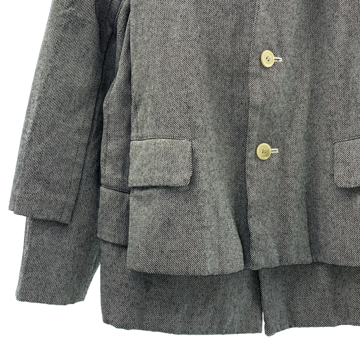 COMME des GARCONS COMME des GARCONS / コムコム ポリエステル ウール レイヤードジャケット