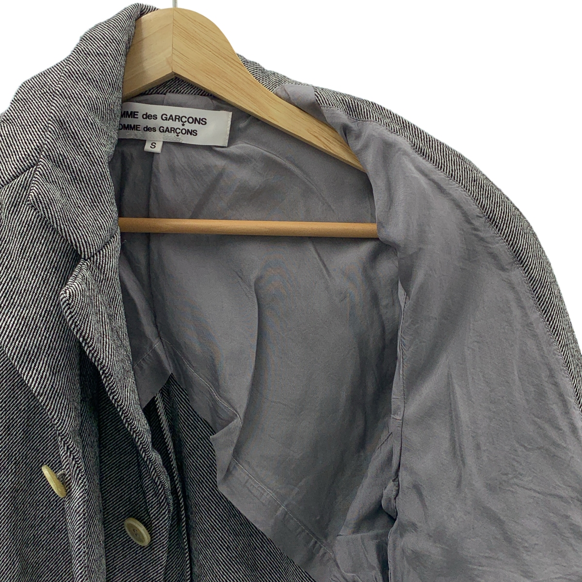 COMME des GARCONS COMME des GARCONS / コムコム ポリエステル ウール レイヤードジャケット