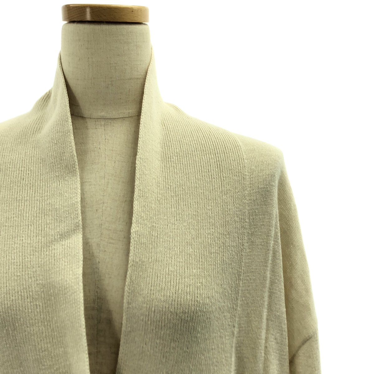 MARGARET HOWELL / マーガレットハウエル リネン コットン オーバーシルエット ニット カーディガン