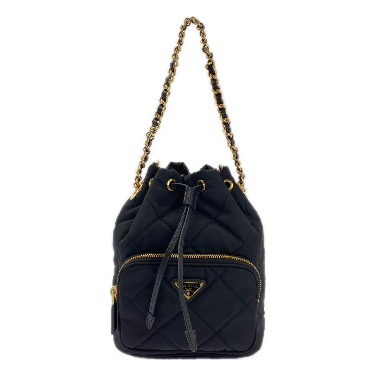 PRADA / プラダ ReNylon 2WAY キルティング ショルダーバッグ / 1BH038