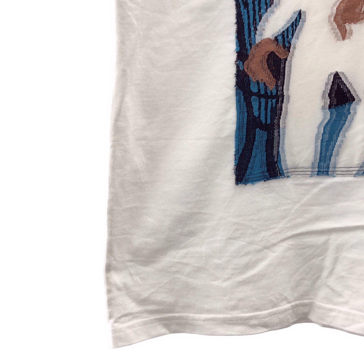 muller of yoshiokubo / ミュラーオブヨシオクボ “Folk” jacquard t クルーネック カットソー