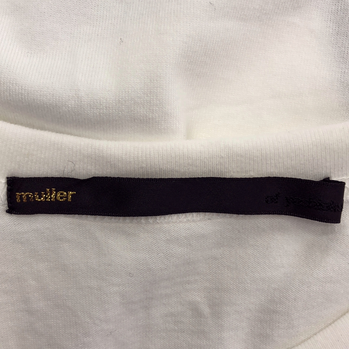 muller of yoshiokubo / ミュラーオブヨシオクボ “Folk” jacquard t クルーネック カットソー