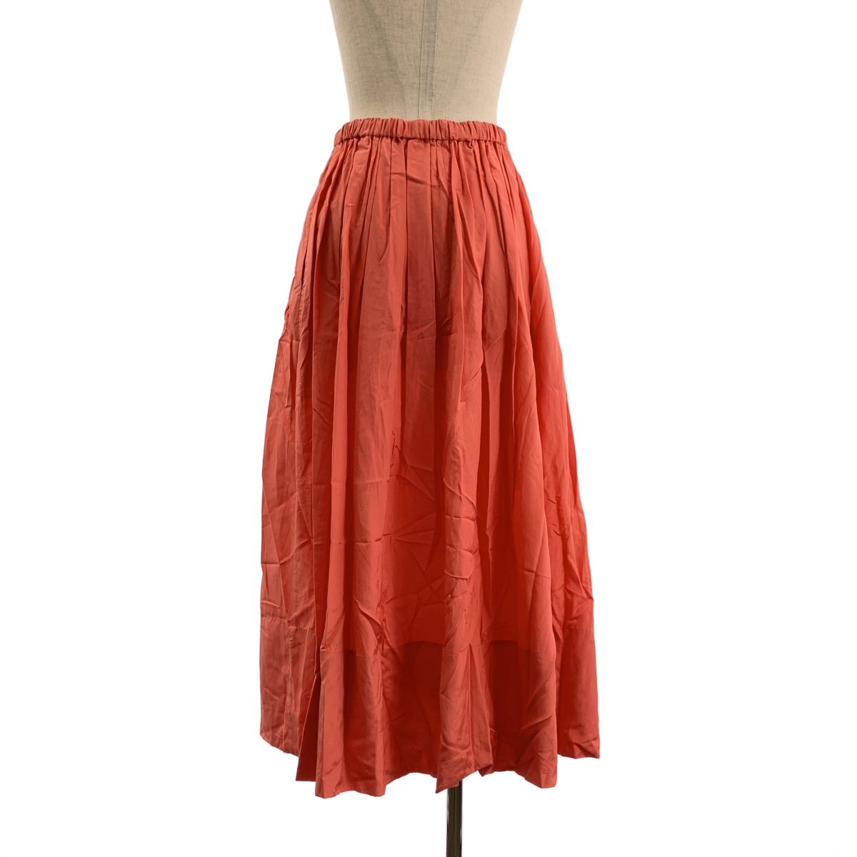 BEIGE， / ベイジ セットアップ リネン ダブルブレスト ジャケット/ シルク コットン ウエストゴム スカート