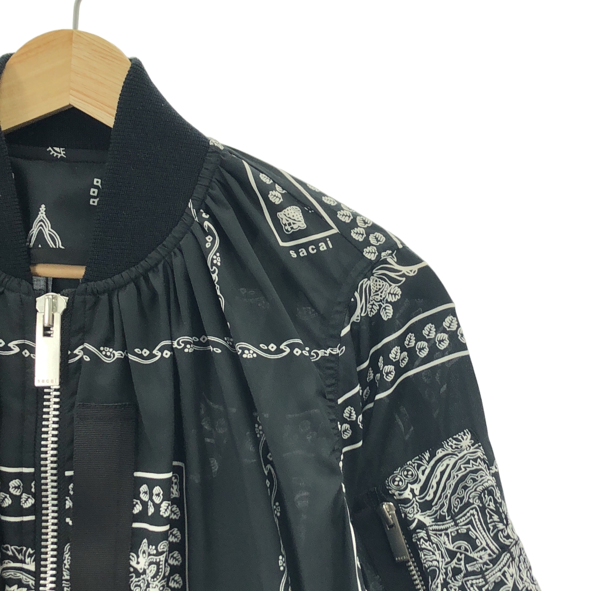 sacai / サカイ Bandana Print Bomber Jacket バンダナプリント ボンバージャケット