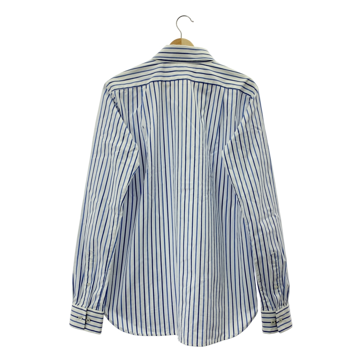 DRIES VAN NOTEN / ドリスヴァンノッテン コットン ストライプ ビッグカラー シャツ ブラウス