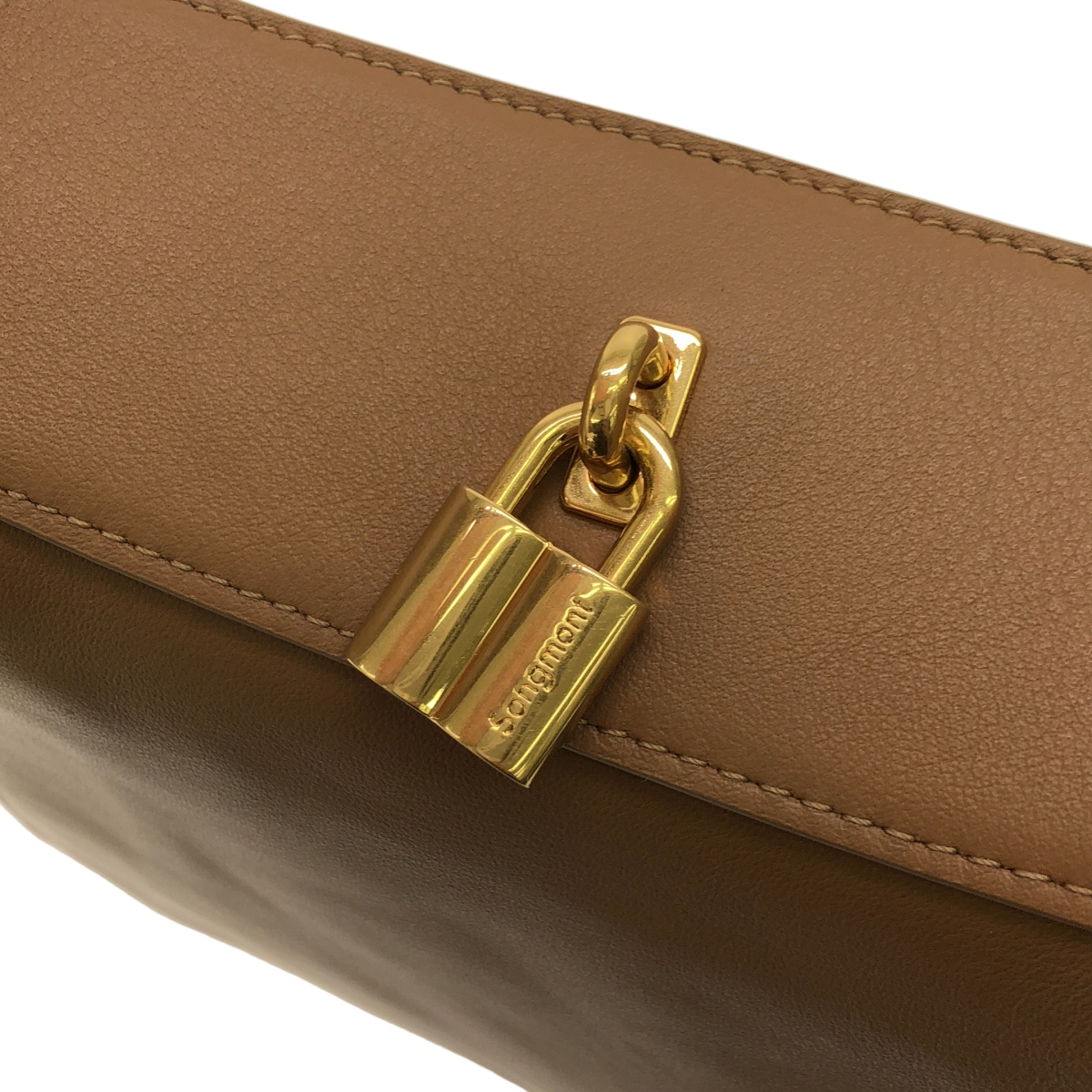 その他 レザー スエード ハーフムーン ハンドル バッグ