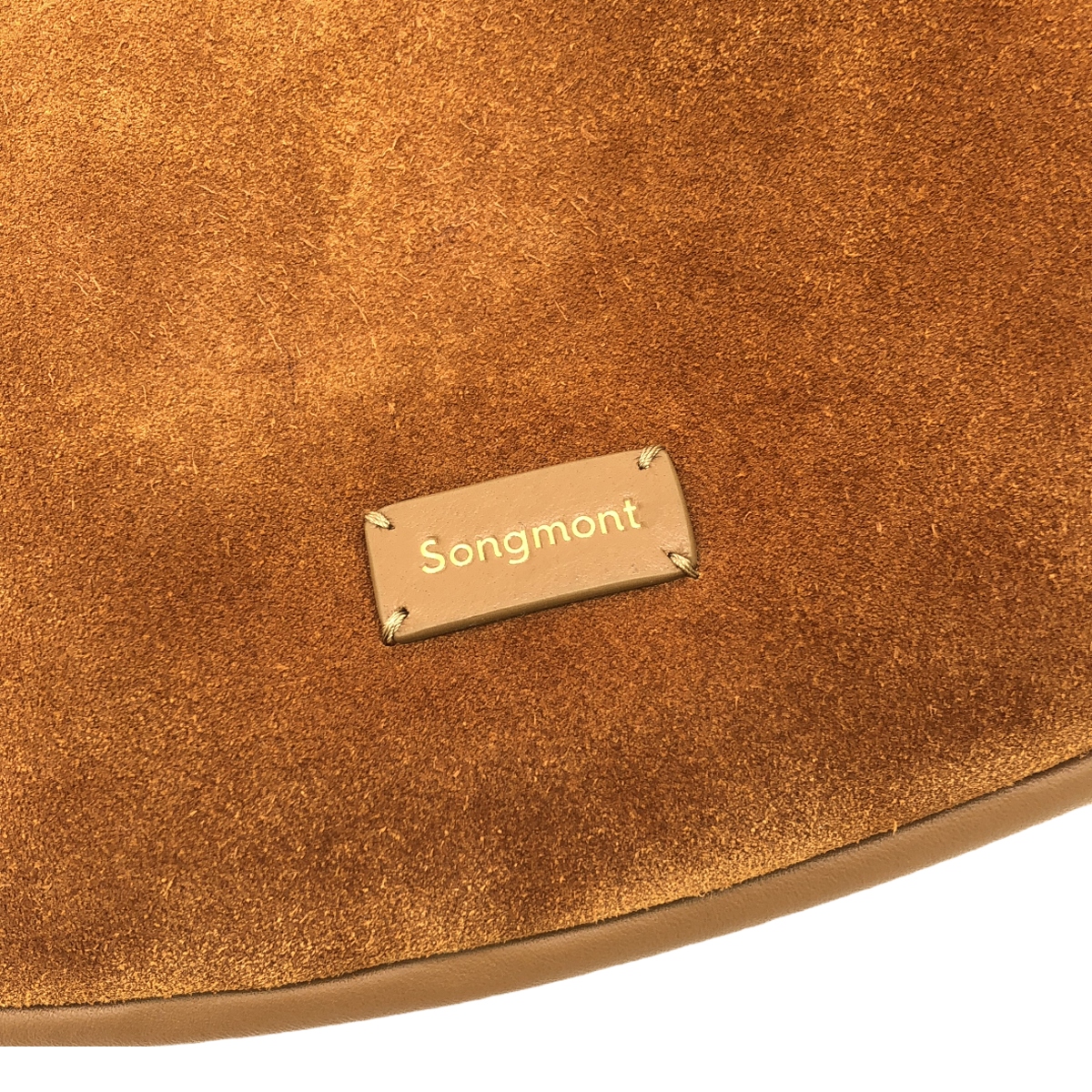 その他 レザー スエード ハーフムーン ハンドル バッグ