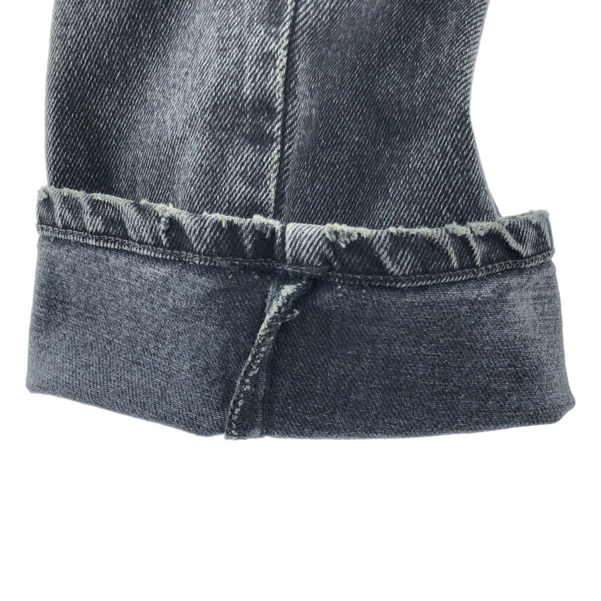 SIMON MILLER / サイモンミラー ダメージ加工 ブラックデニムパンツ