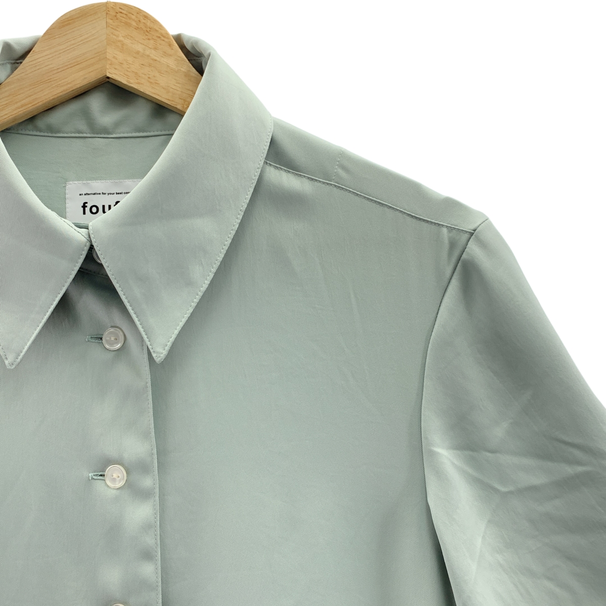 foufou / フーフー オーバーシルエット ポケット付き シャツ ワンピース