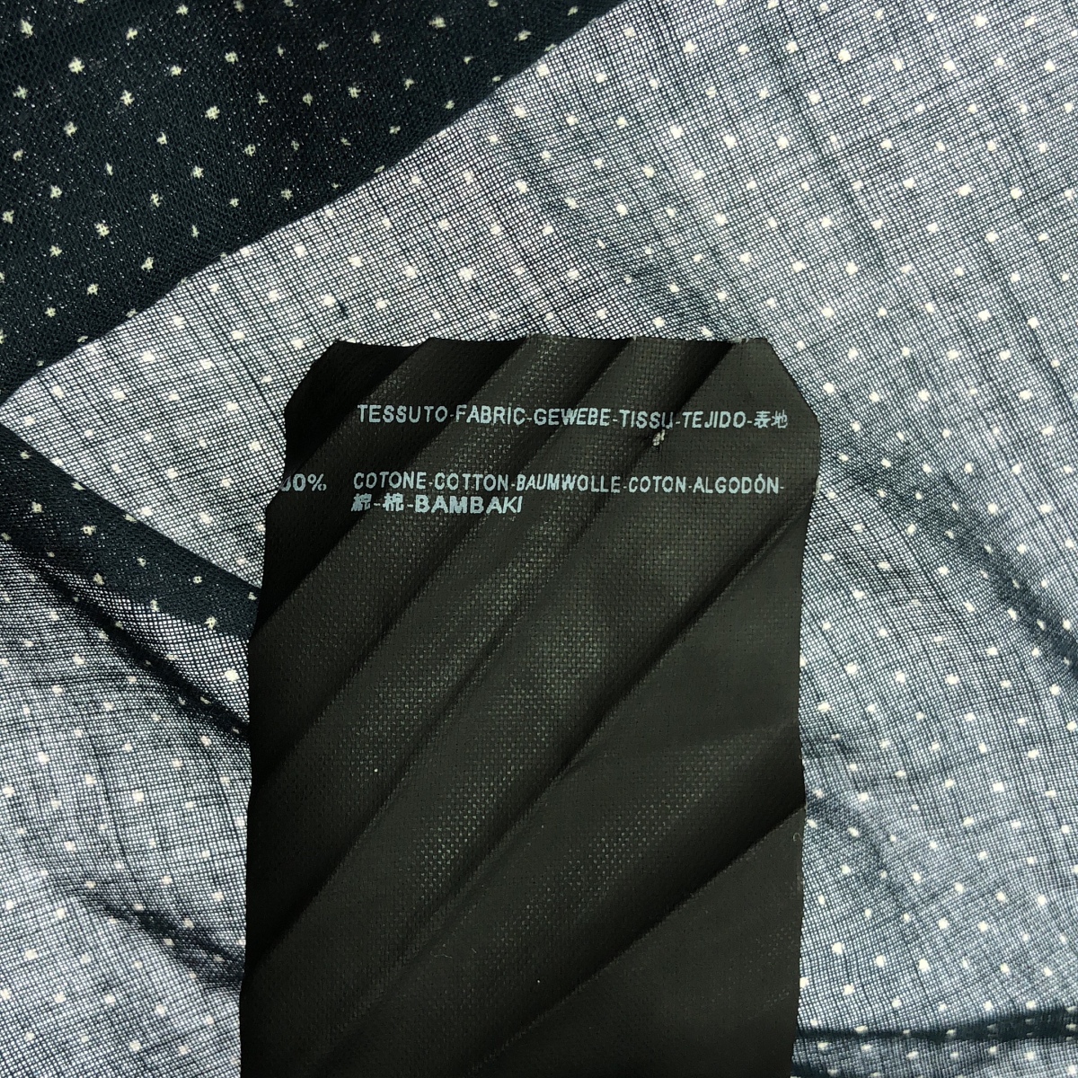 SAINT LAURENT PARIS / サンローランパリ エディスリマン期  コットン ドット ドレスシャツ