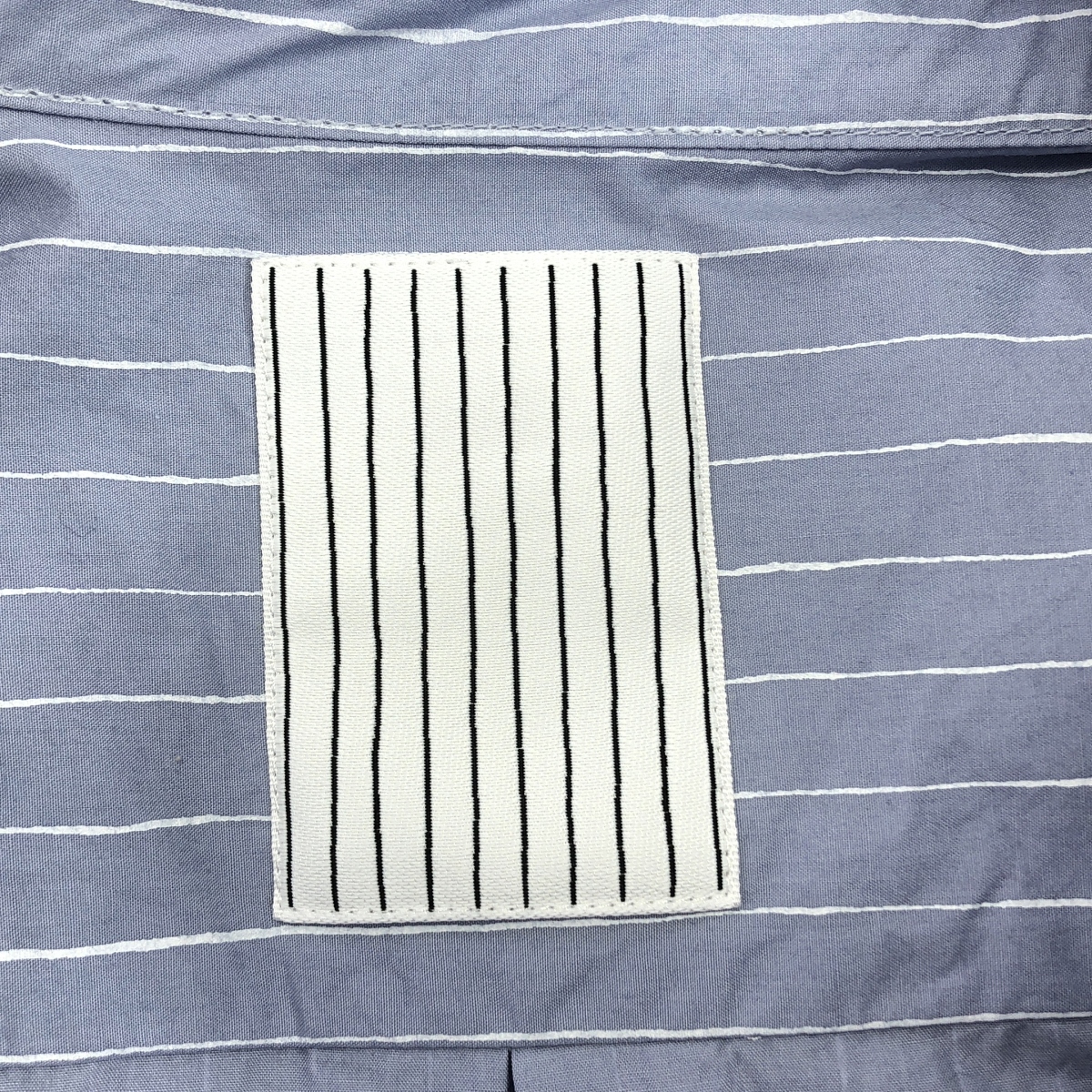 S.F.C (SFC) / エスエフシー コットン ストライプ オーバーサイズ バンドカラー シャツ