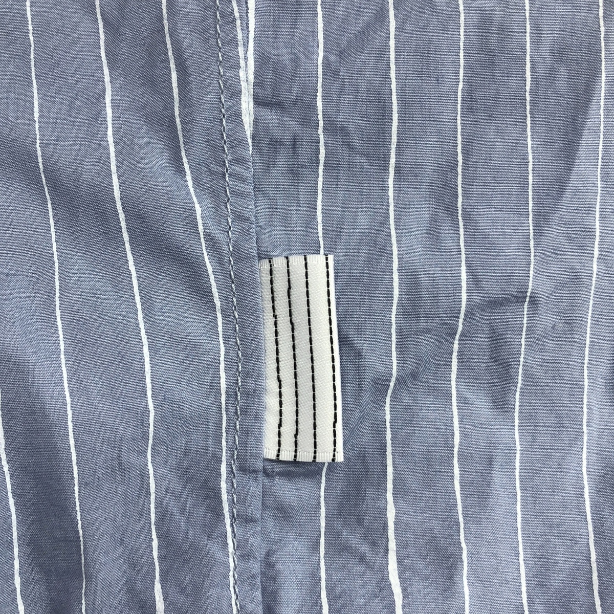 S.F.C (SFC) / エスエフシー コットン ストライプ オーバーサイズ バンドカラー シャツ