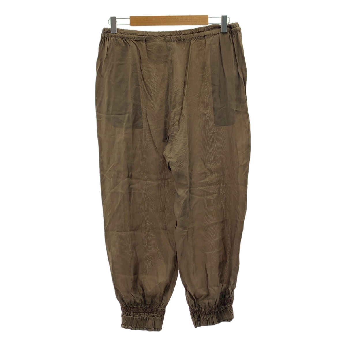 tricot COMME des GARCONS / トリココムデギャルソン 裾ギャザー キュプラ イージーパンツ