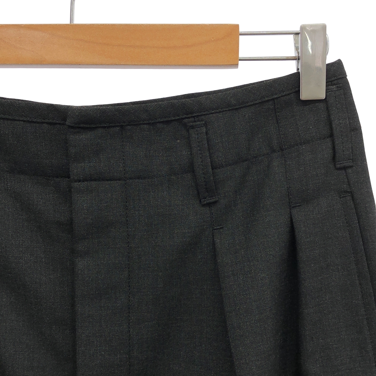 LEMAIRE / ルメール PLEATED PANTS - TROPICAL POLY WOOL ウール ワイド 2タック パンツ