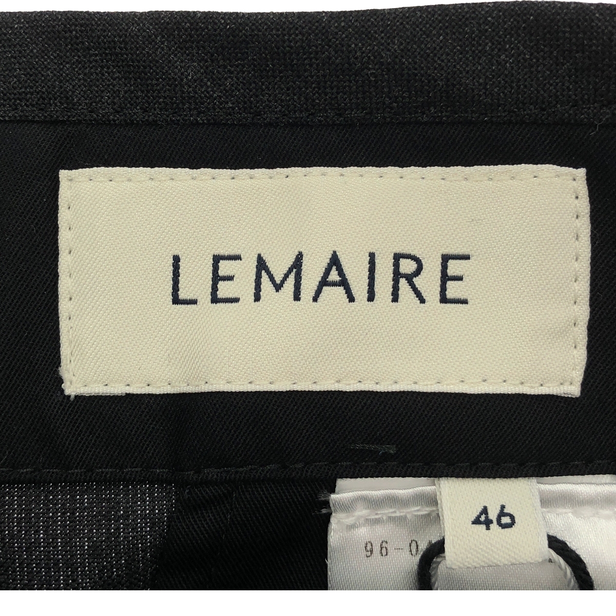 LEMAIRE / ルメール PLEATED PANTS - TROPICAL POLY WOOL ウール ワイド 2タック パンツ